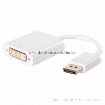 DisplayPort to DVI Adapter, 1,080P DVI Highest Video Resolution